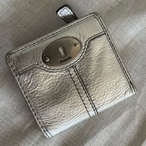 Silver Fossil Wallet